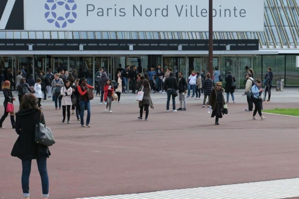 Studio 2 Pers Paris/Bourget/Cdg/Parc D'Exposition Aulnay-sous-Bois Zewnętrze zdjęcie
